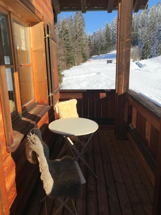Ferienwohnung Morgentau Am Rande Der Wildnis Sibratsgfall Luaran gambar