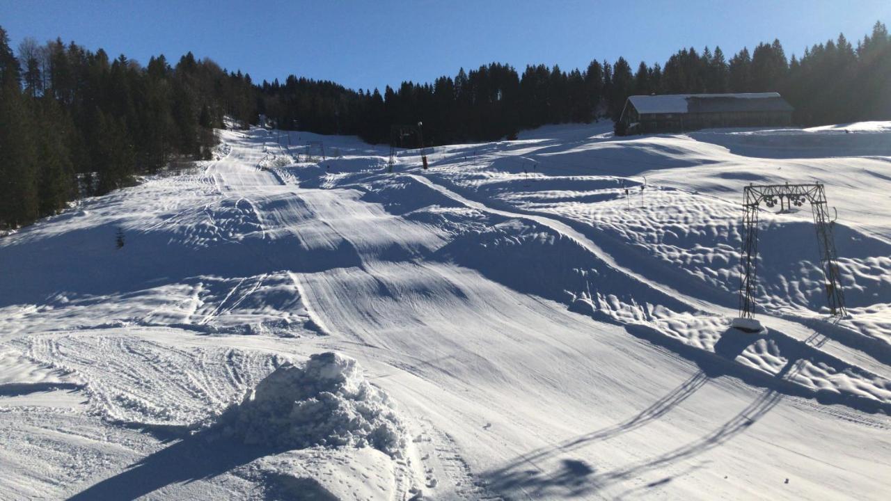 Ferienwohnung Morgentau Am Rande Der Wildnis Sibratsgfall Luaran gambar