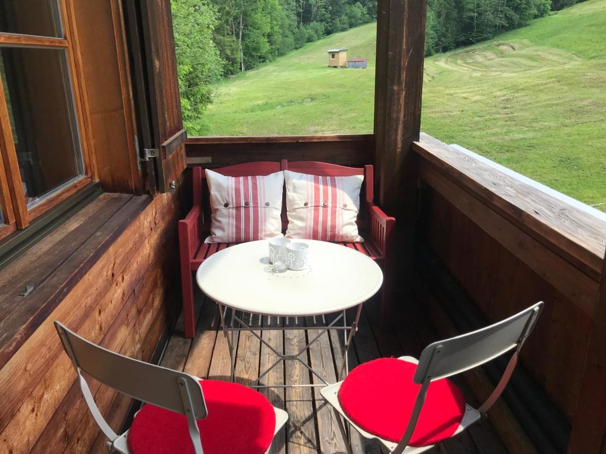 Ferienwohnung Morgentau Am Rande Der Wildnis Sibratsgfall Luaran gambar