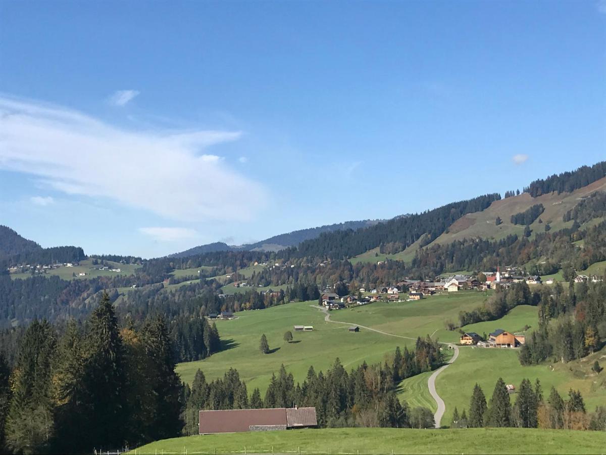 Ferienwohnung Morgentau Am Rande Der Wildnis Sibratsgfall Luaran gambar