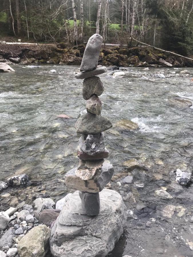Ferienwohnung Morgentau Am Rande Der Wildnis Sibratsgfall Luaran gambar
