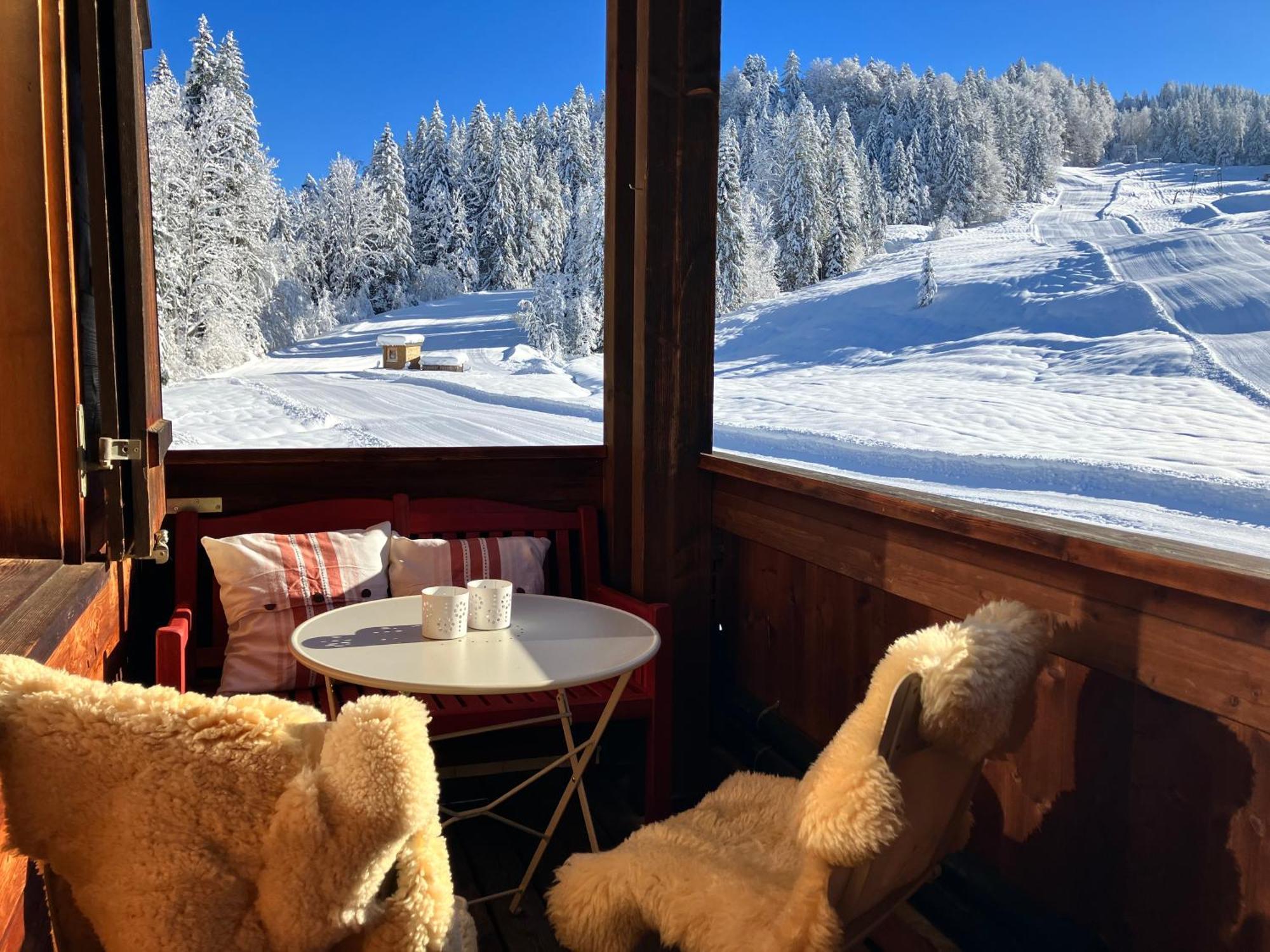 Ferienwohnung Morgentau Am Rande Der Wildnis Sibratsgfall Luaran gambar